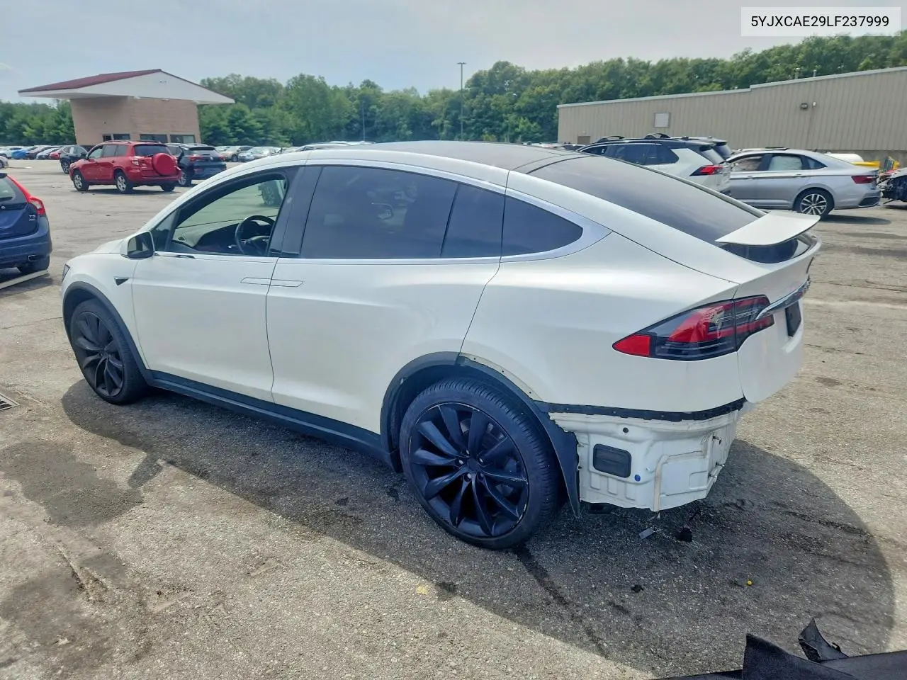 2020 Tesla Model X VIN: 5YJXCAE29LF237999 Lot: 59622486