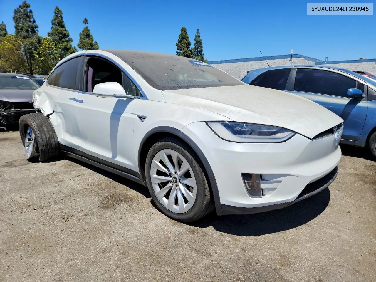2020 Tesla Model X VIN: 5YJXCDE24LF230945 Lot: 60853976