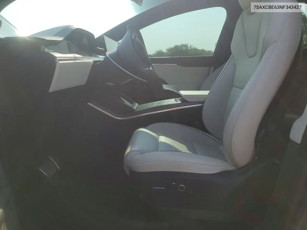 2022 Tesla Model X VIN: 7SAXCBE63NF343427 Lot: 57735816