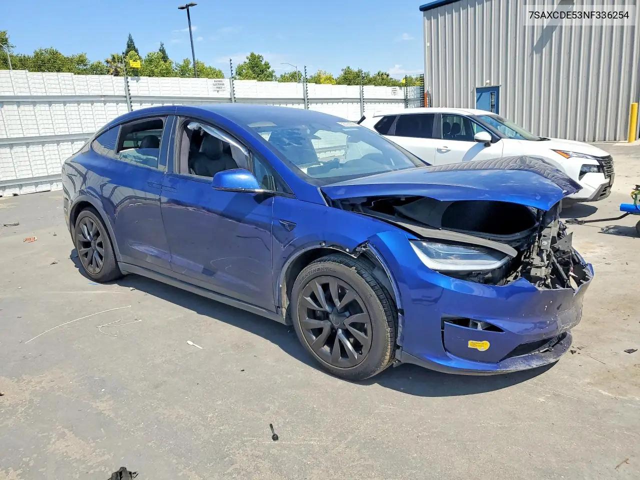 2022 Tesla Model X VIN: 7SAXCDE53NF336254 Lot: 58093606