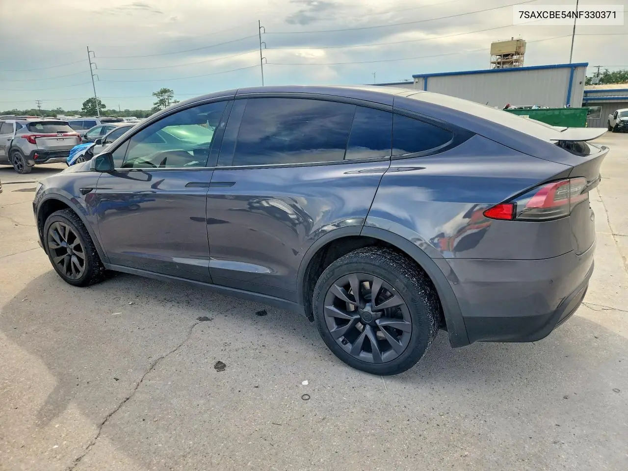 2022 Tesla Model X VIN: 7SAXCBE54NF330371 Lot: 59962646