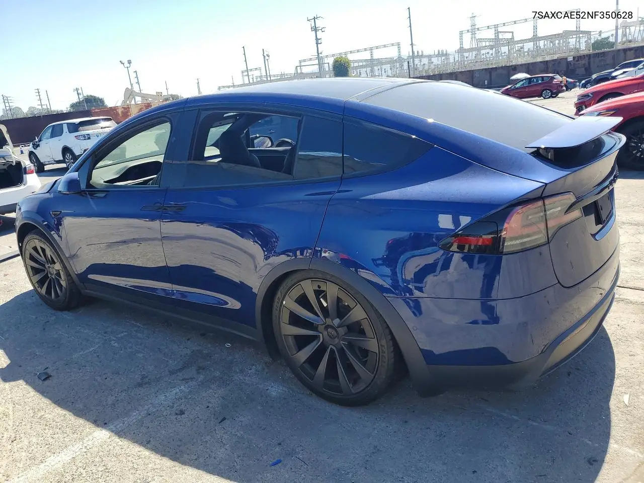2022 Tesla Model X VIN: 7SAXCAE52NF350628 Lot: 60366456
