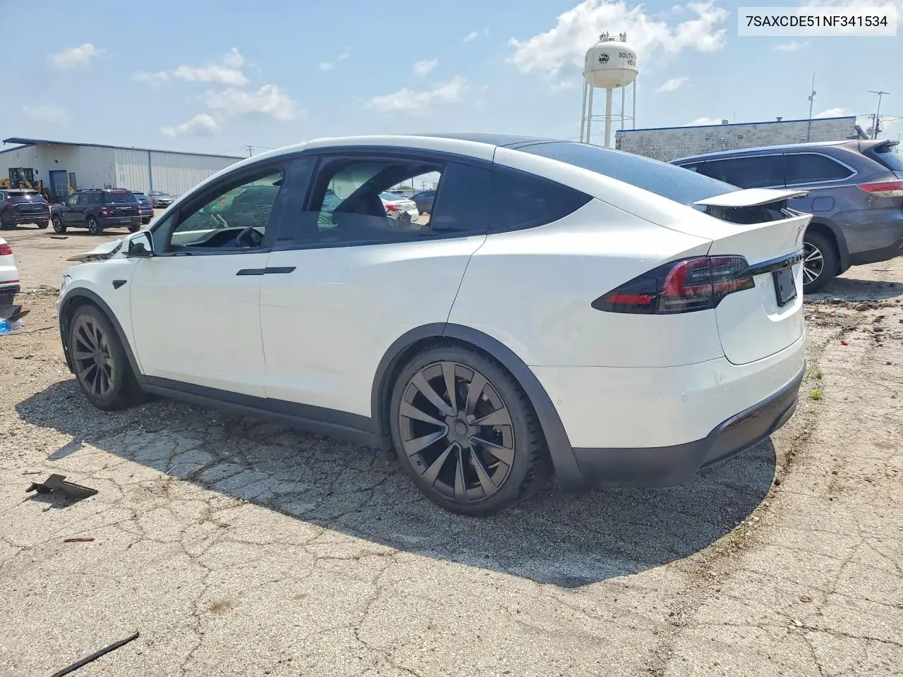 2022 Tesla Model X VIN: 7SAXCDE51NF341534 Lot: 61005636