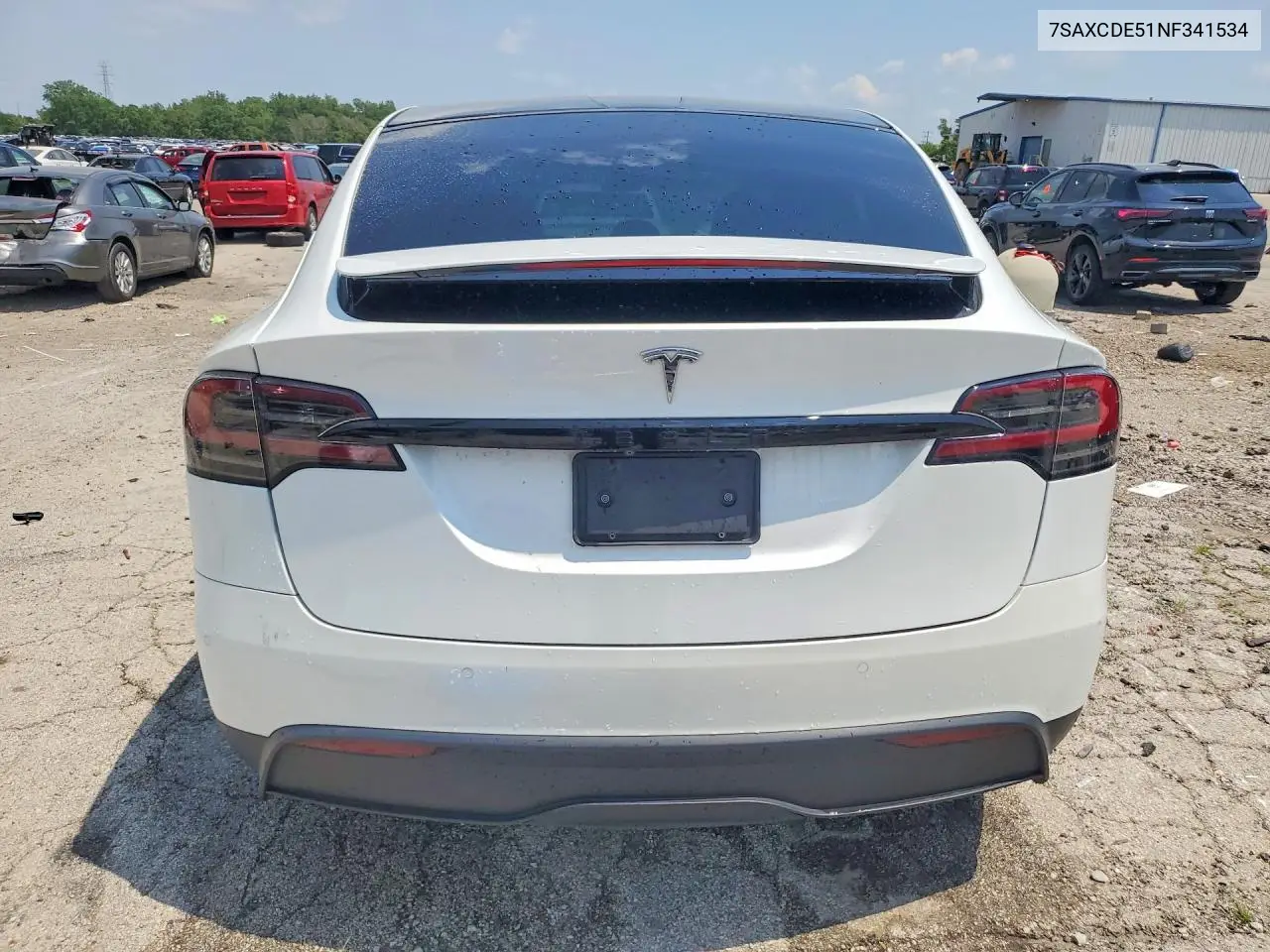 2022 Tesla Model X VIN: 7SAXCDE51NF341534 Lot: 61005636
