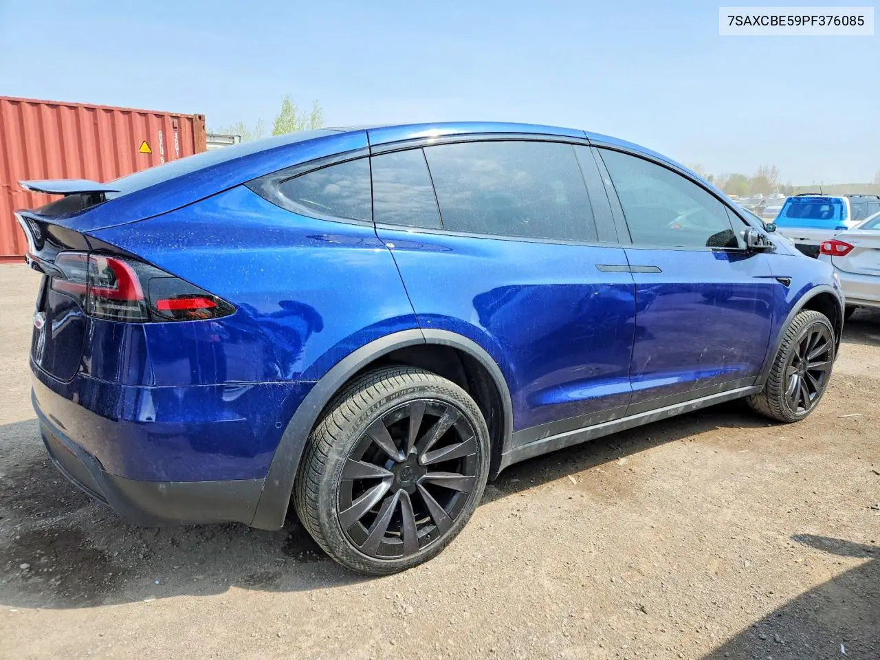 2023 Tesla Model X VIN: 7SAXCBE59PF376085 Lot: 52659066