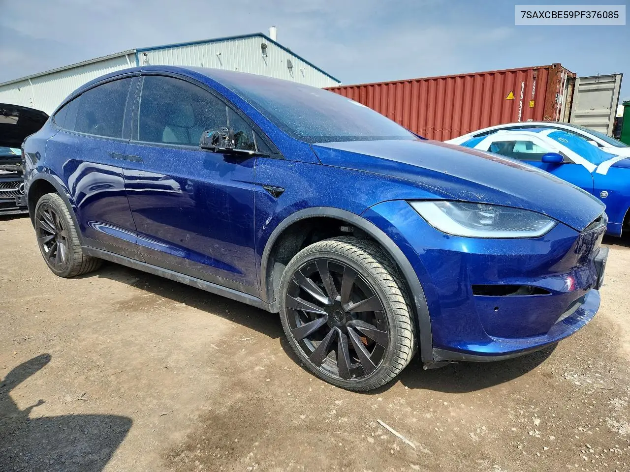 2023 Tesla Model X VIN: 7SAXCBE59PF376085 Lot: 52659066