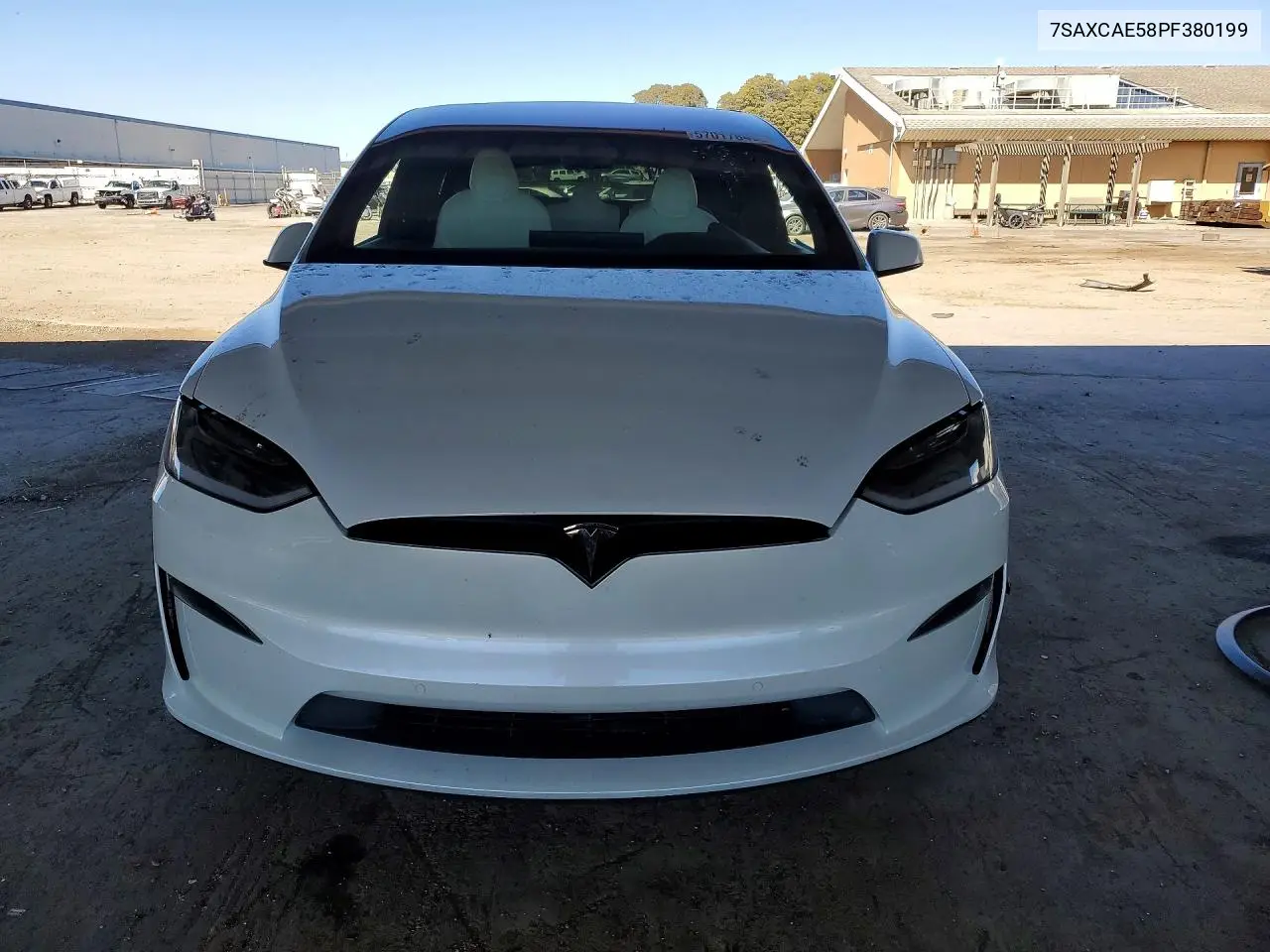 2023 Tesla Model X VIN: 7SAXCAE58PF380199 Lot: 57017846