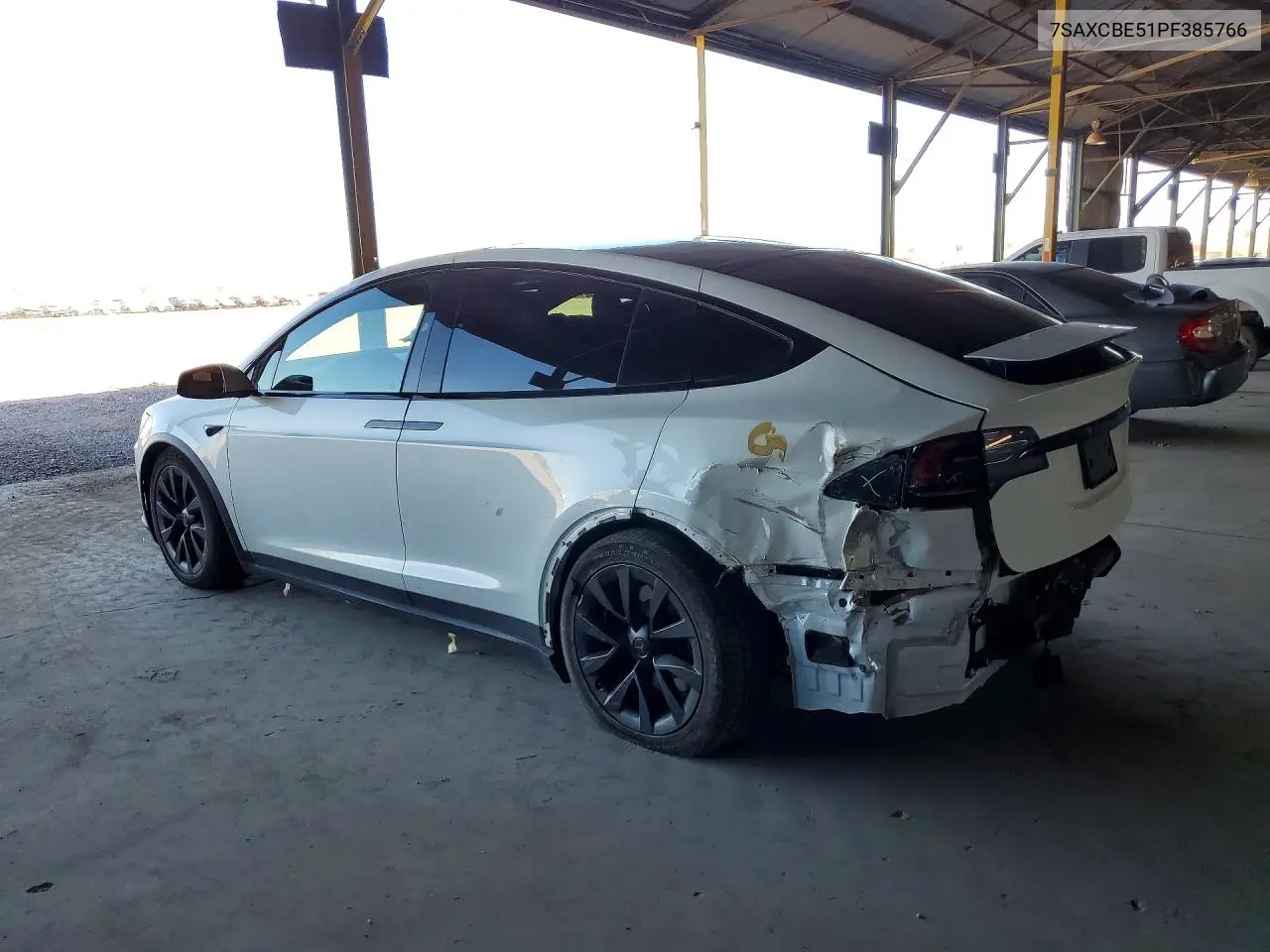 2023 Tesla Model X VIN: 7SAXCBE51PF385766 Lot: 57268176