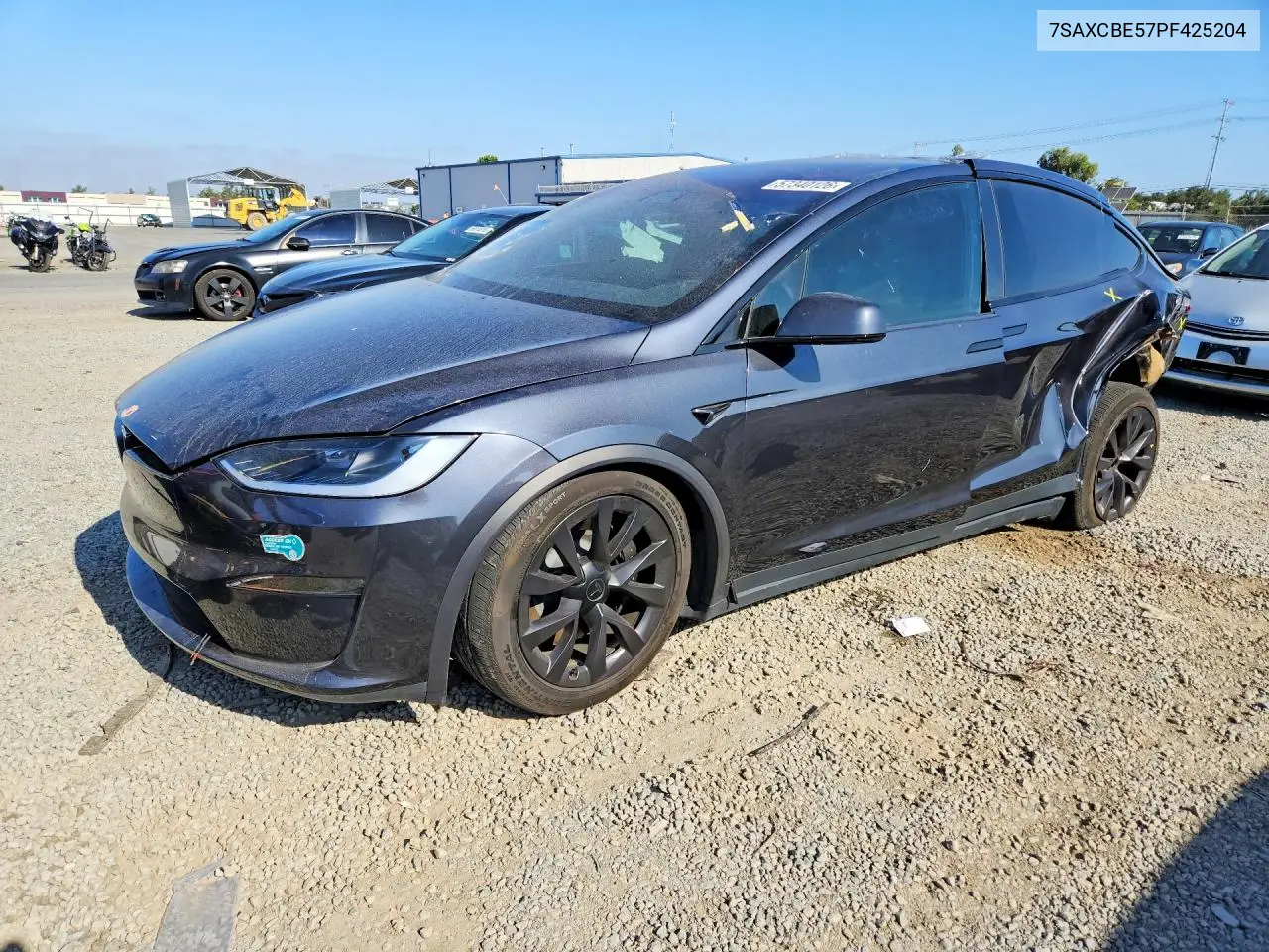 2023 Tesla Model X VIN: 7SAXCBE57PF425204 Lot: 57340126