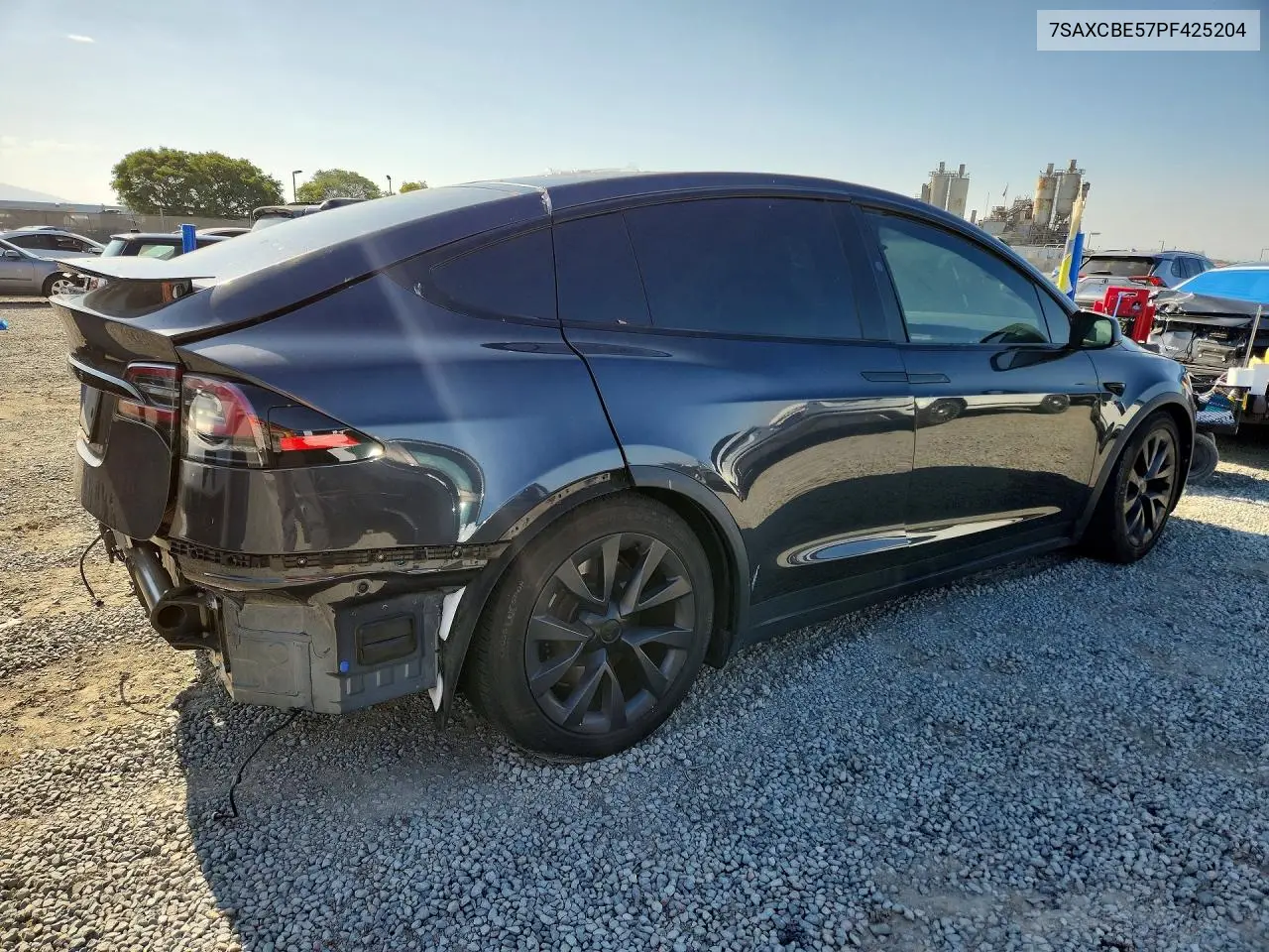 2023 Tesla Model X VIN: 7SAXCBE57PF425204 Lot: 57340126