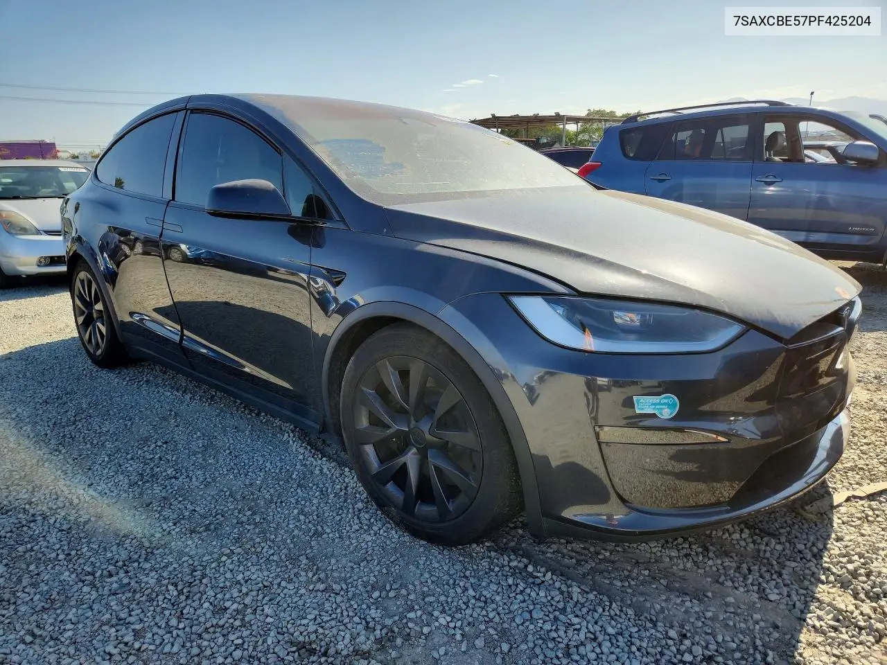 2023 Tesla Model X VIN: 7SAXCBE57PF425204 Lot: 57340126