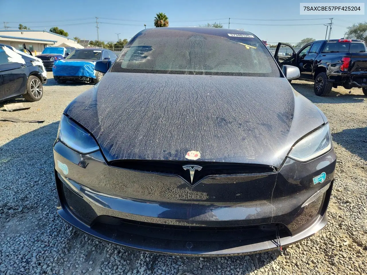 2023 Tesla Model X VIN: 7SAXCBE57PF425204 Lot: 57340126