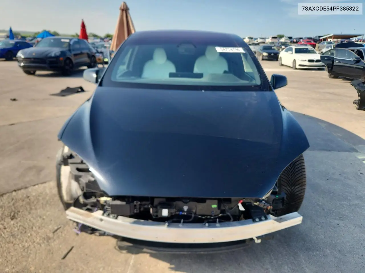 2023 Tesla X VIN: 7SAXCDE54PF385322 Lot: 58274796