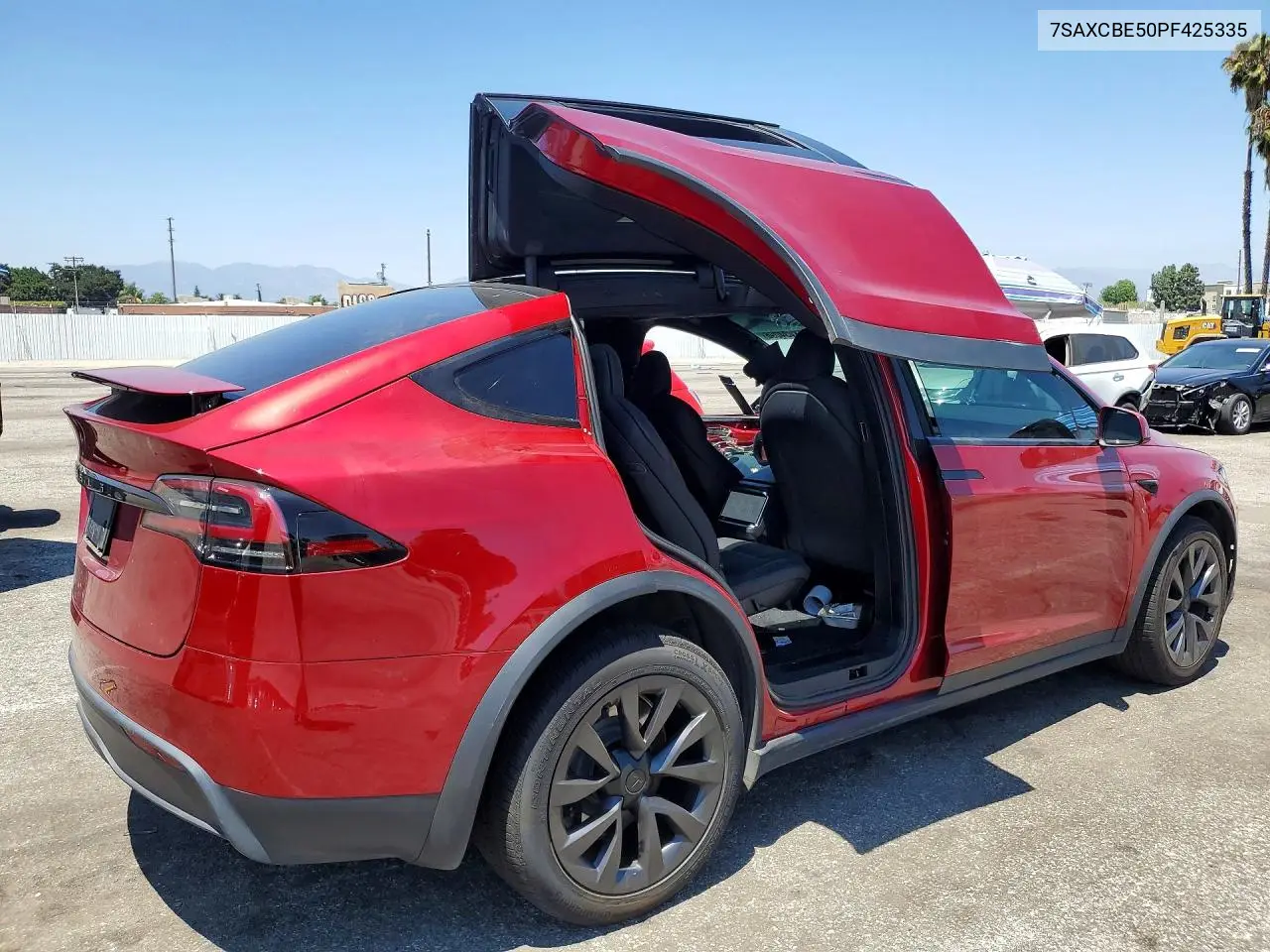 2023 Tesla Model X VIN: 7SAXCBE50PF425335 Lot: 58434096