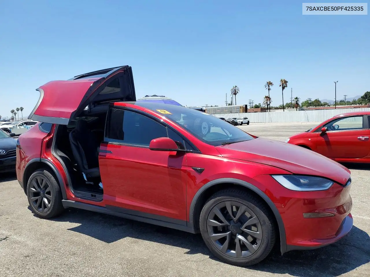 2023 Tesla Model X VIN: 7SAXCBE50PF425335 Lot: 58434096