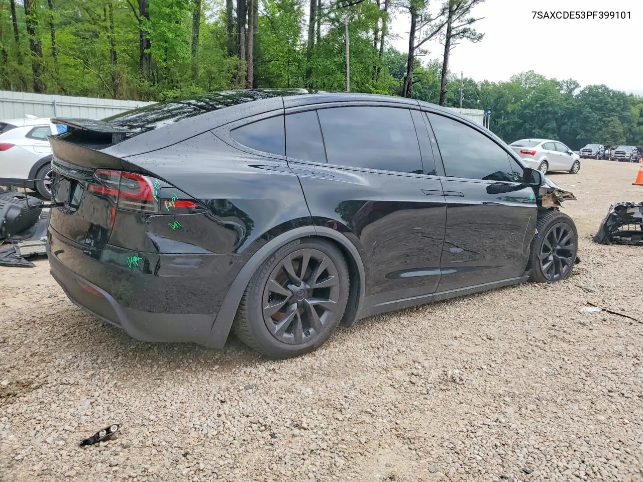 2023 Tesla Model X VIN: 7SAXCDE53PF399101 Lot: 58636166