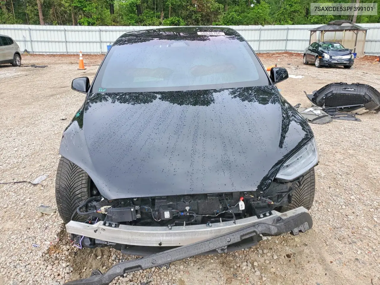 2023 Tesla Model X VIN: 7SAXCDE53PF399101 Lot: 58636166