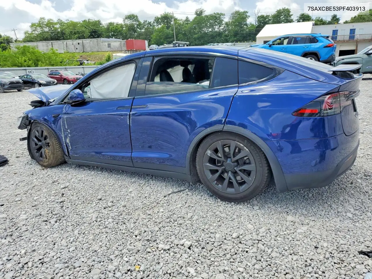 2023 Tesla Model X VIN: 7SAXCBE53PF403913 Lot: 59257356