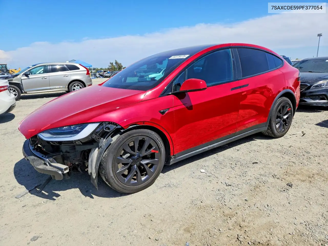 2023 Tesla Model X VIN: 7SAXCDE59PF377054 Lot: 59379476