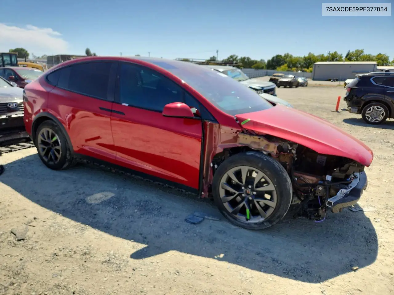 2023 Tesla Model X VIN: 7SAXCDE59PF377054 Lot: 59379476