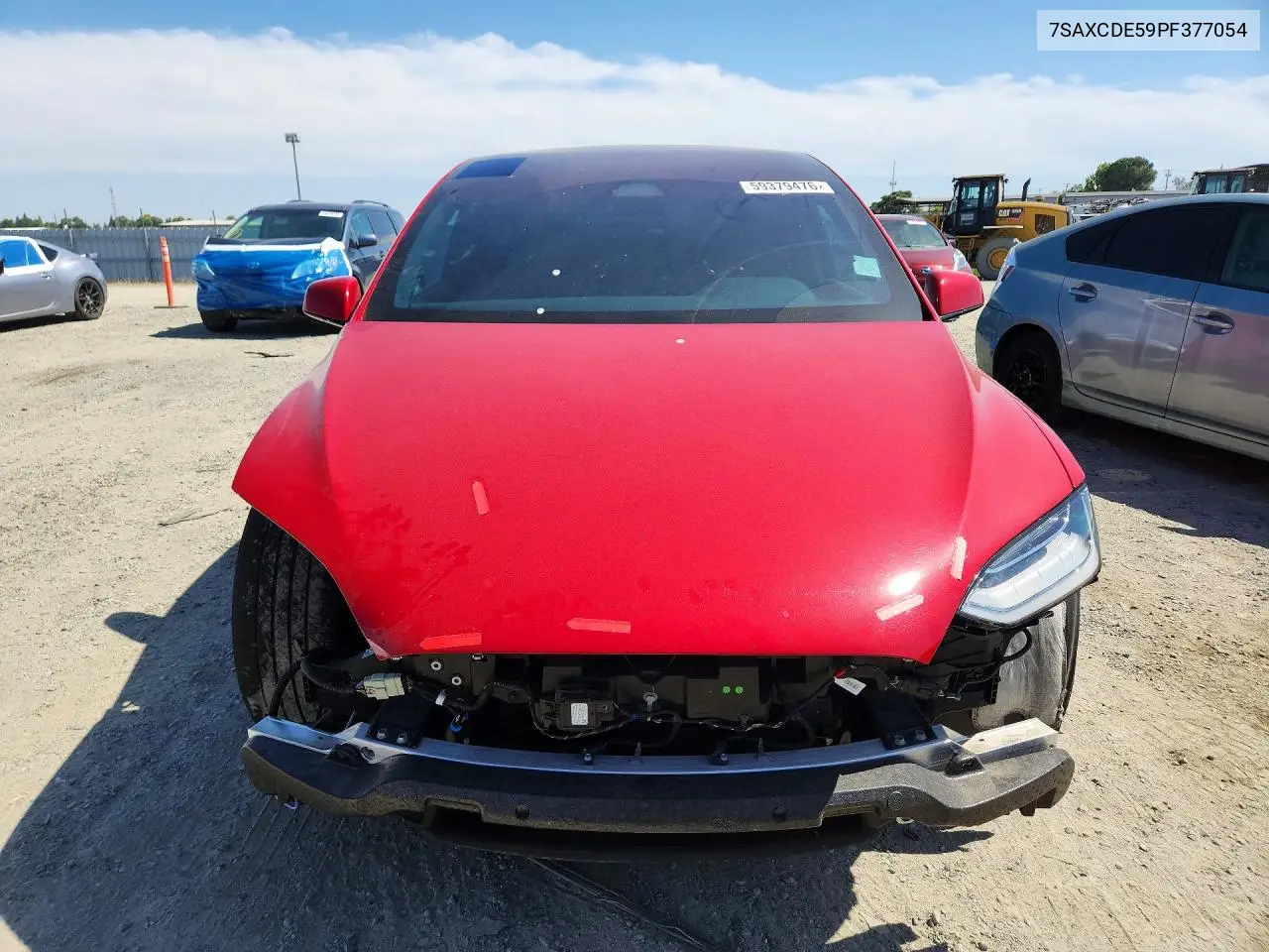 2023 Tesla Model X VIN: 7SAXCDE59PF377054 Lot: 59379476