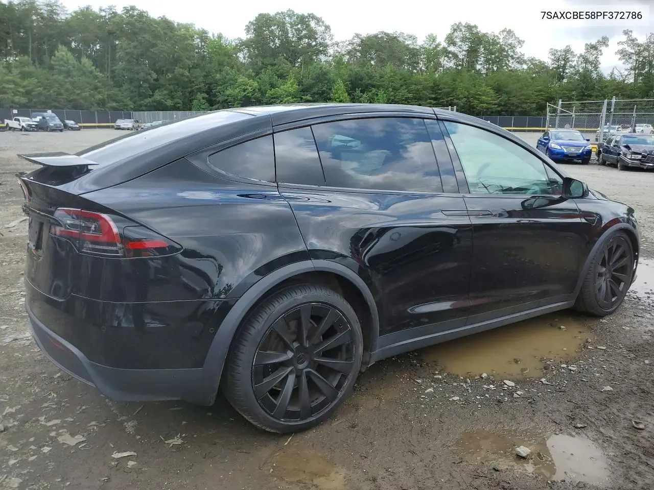 2023 Tesla Model X VIN: 7SAXCBE58PF372786 Lot: 60089356