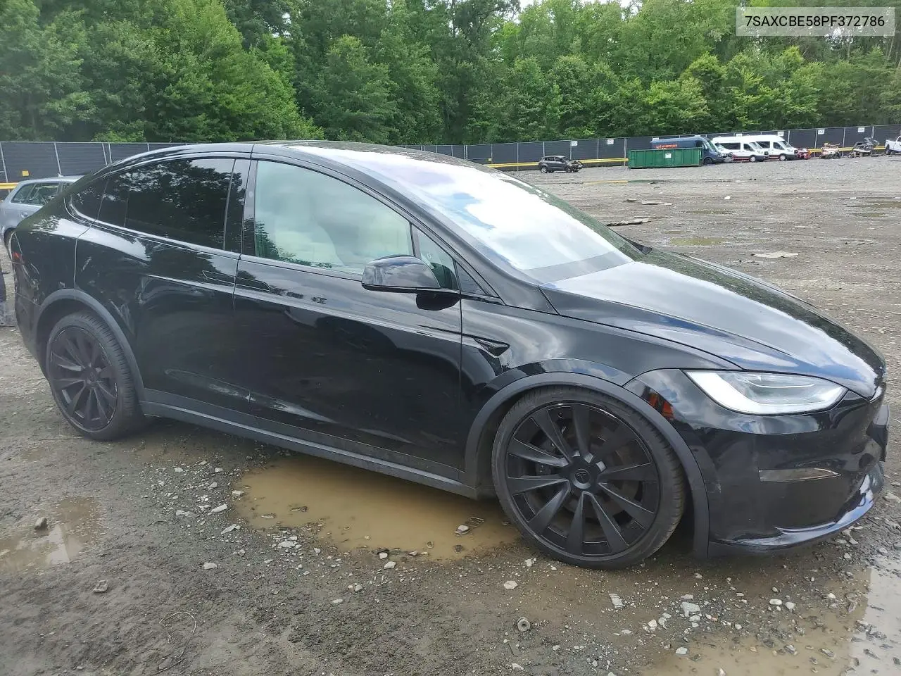 2023 Tesla Model X VIN: 7SAXCBE58PF372786 Lot: 60089356
