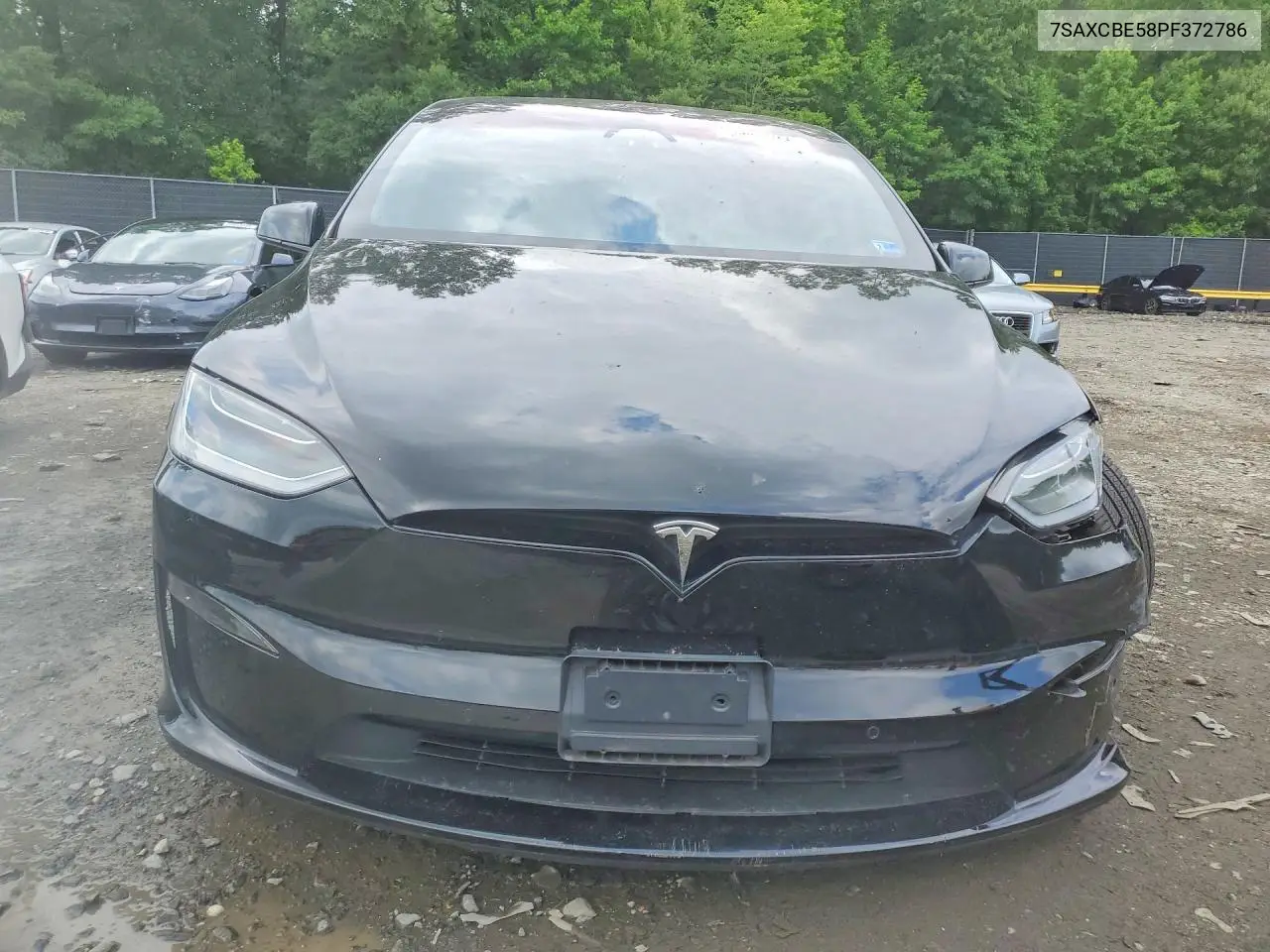 2023 Tesla Model X VIN: 7SAXCBE58PF372786 Lot: 60089356