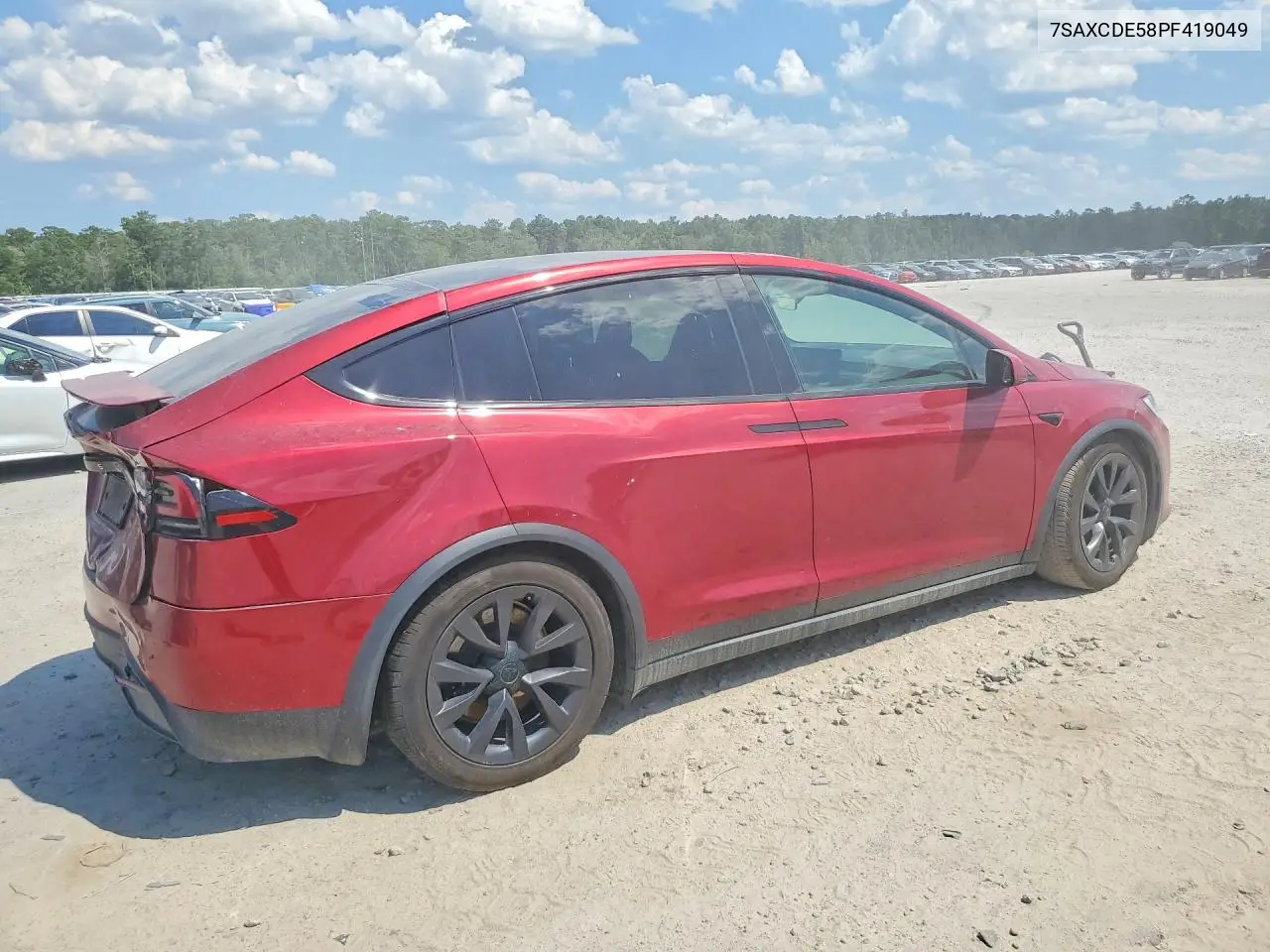 2023 Tesla Model X VIN: 7SAXCDE58PF419049 Lot: 60430106