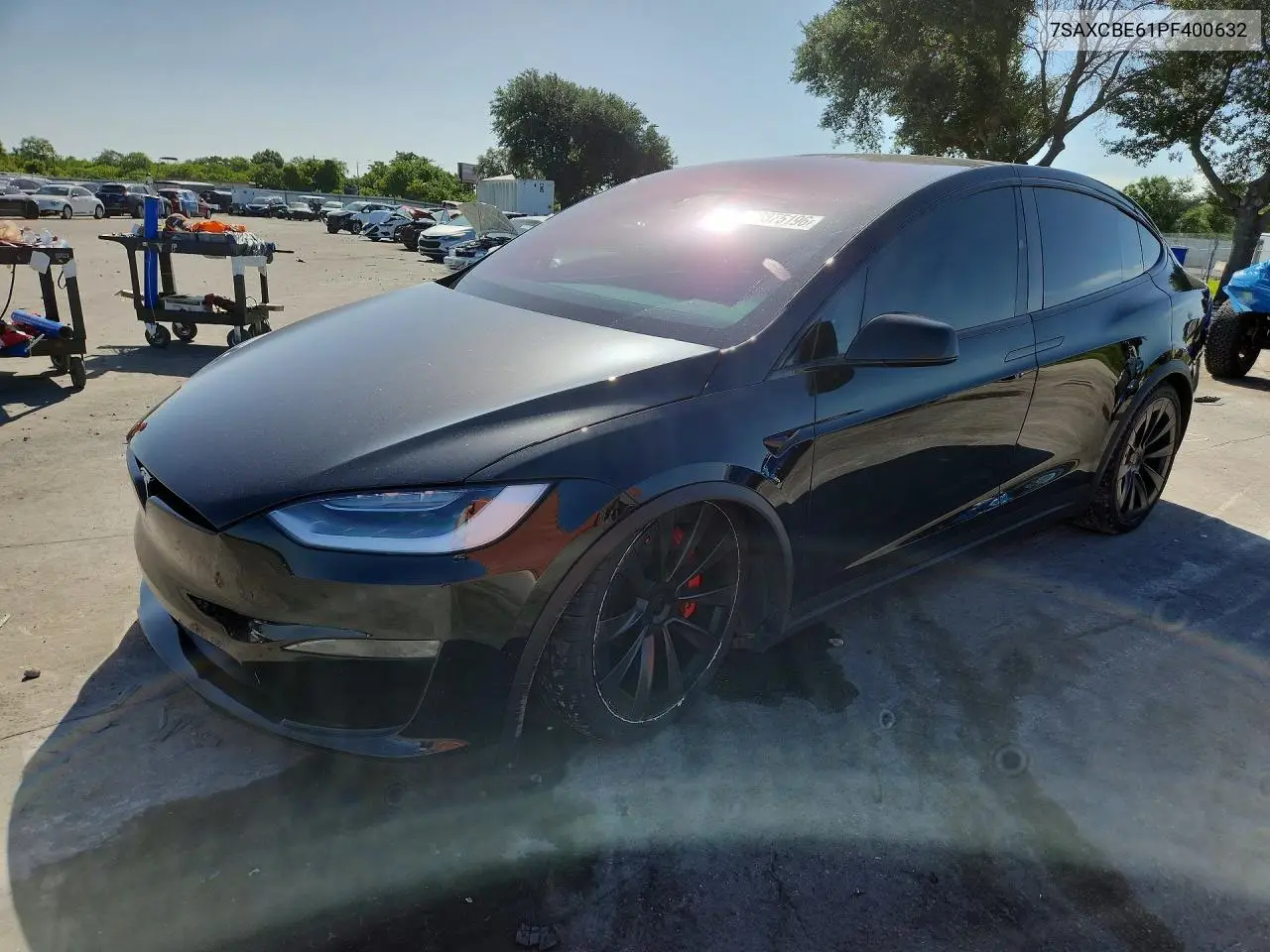 2023 Tesla Model X VIN: 7SAXCBE61PF400632 Lot: 60875196