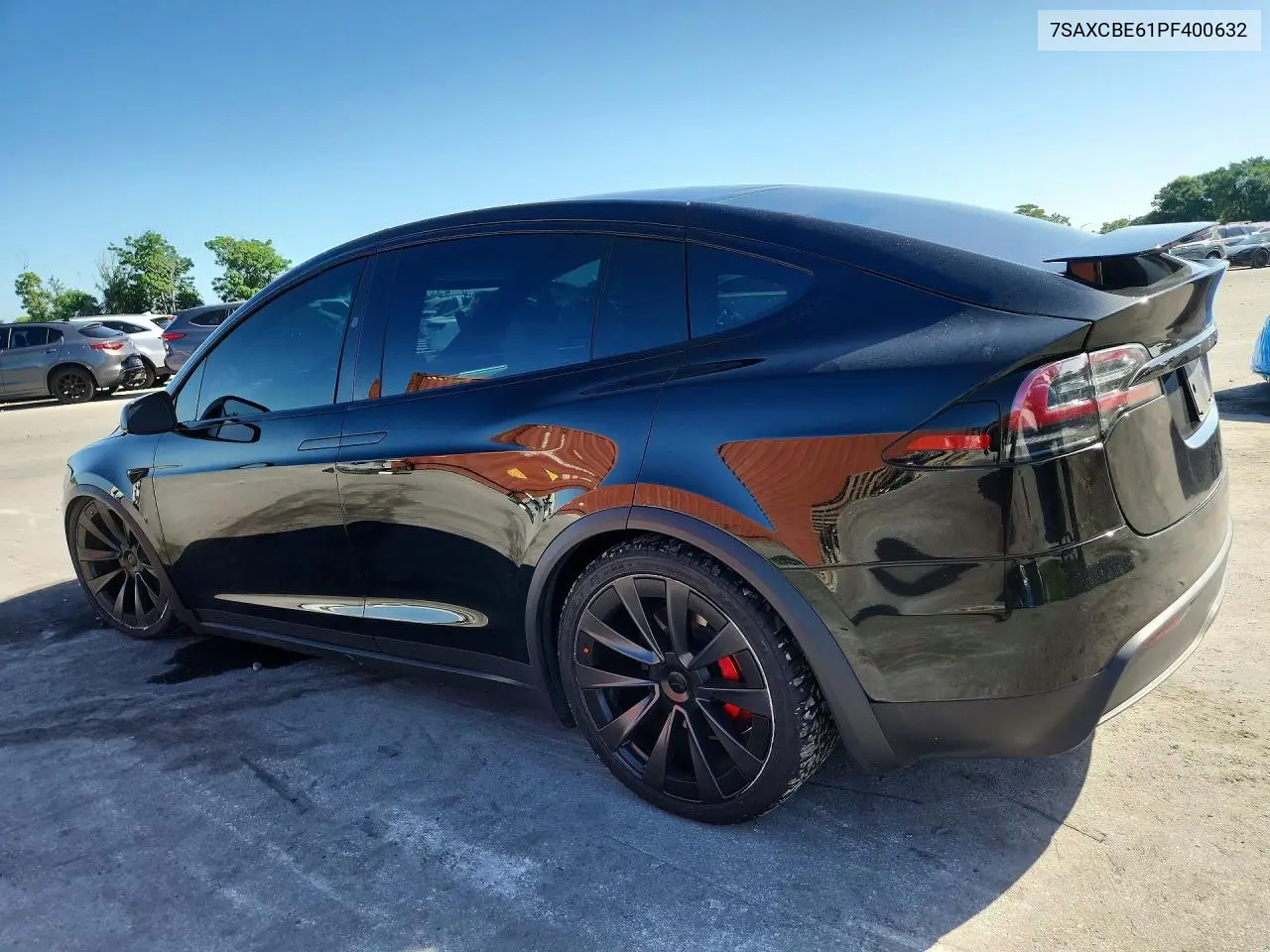 2023 Tesla Model X VIN: 7SAXCBE61PF400632 Lot: 60875196