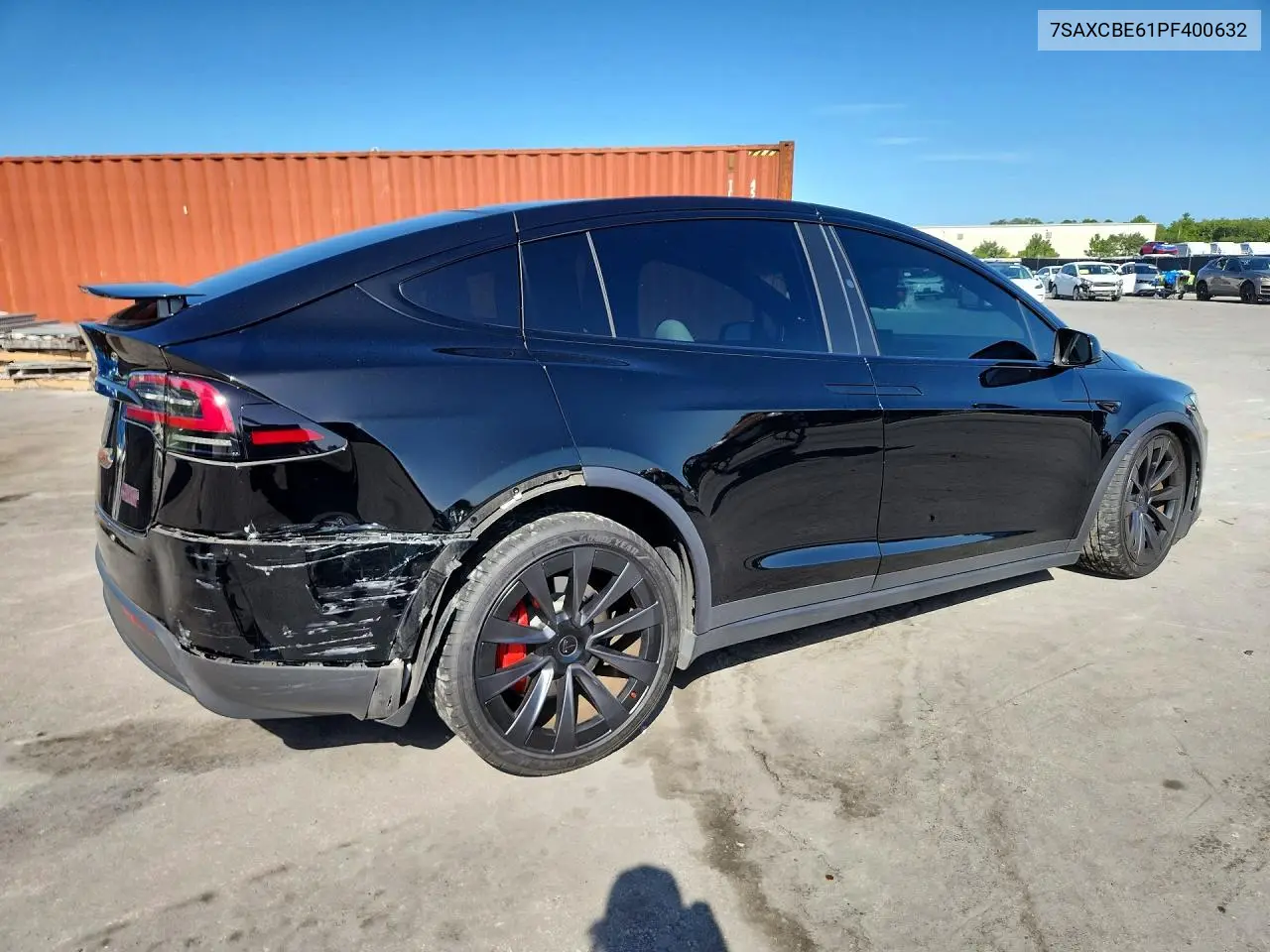 2023 Tesla Model X VIN: 7SAXCBE61PF400632 Lot: 60875196