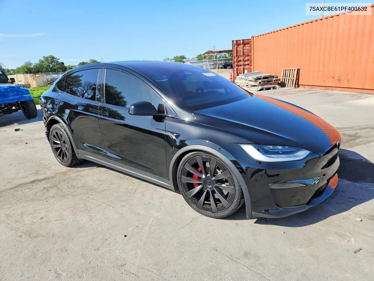 2023 Tesla Model X VIN: 7SAXCBE61PF400632 Lot: 60875196