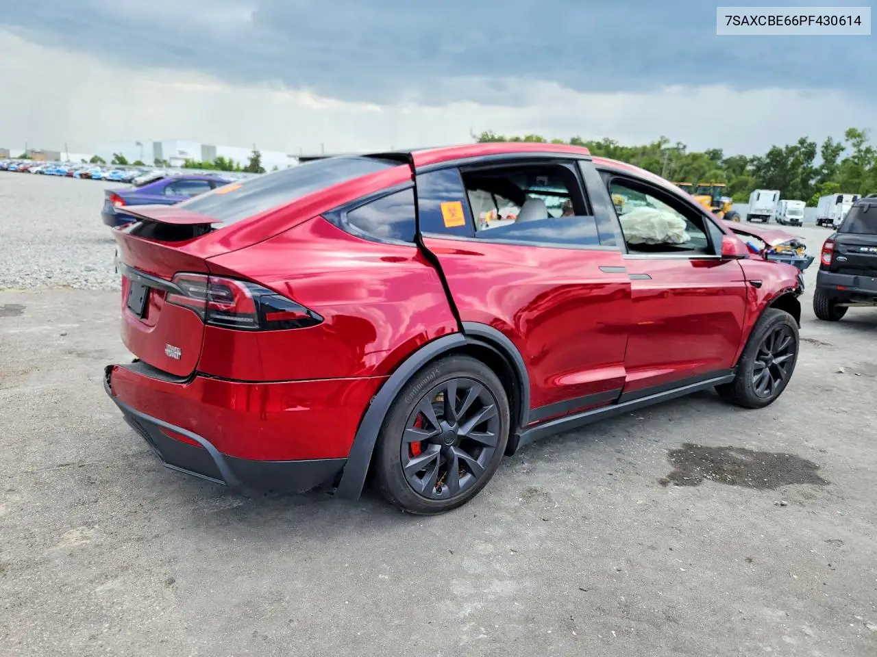 2023 Tesla Model X VIN: 7SAXCBE66PF430614 Lot: 61478536