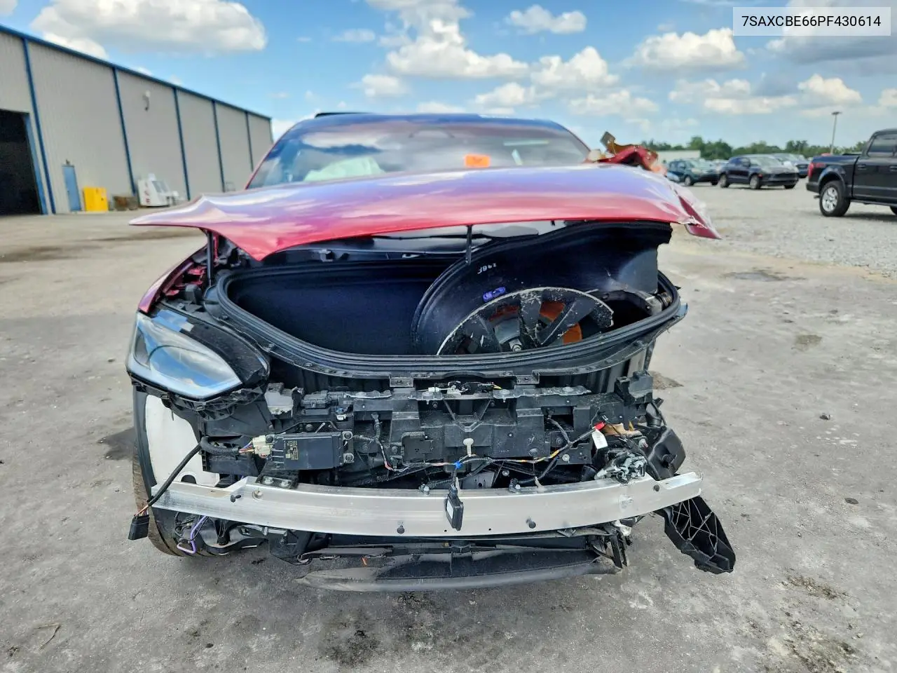 2023 Tesla Model X VIN: 7SAXCBE66PF430614 Lot: 61478536