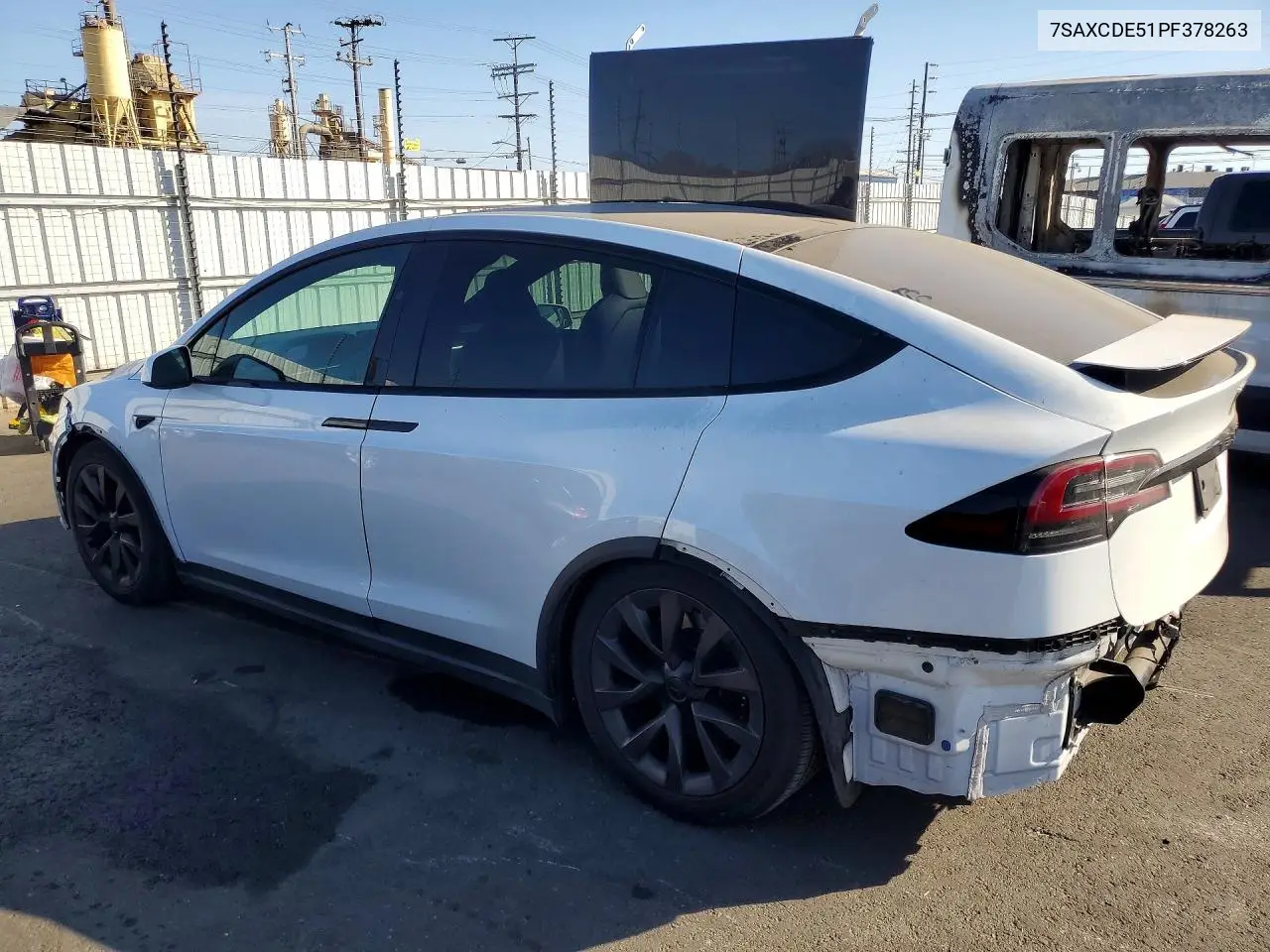 2023 Tesla Model X VIN: 7SAXCDE51PF378263 Lot: 61585236
