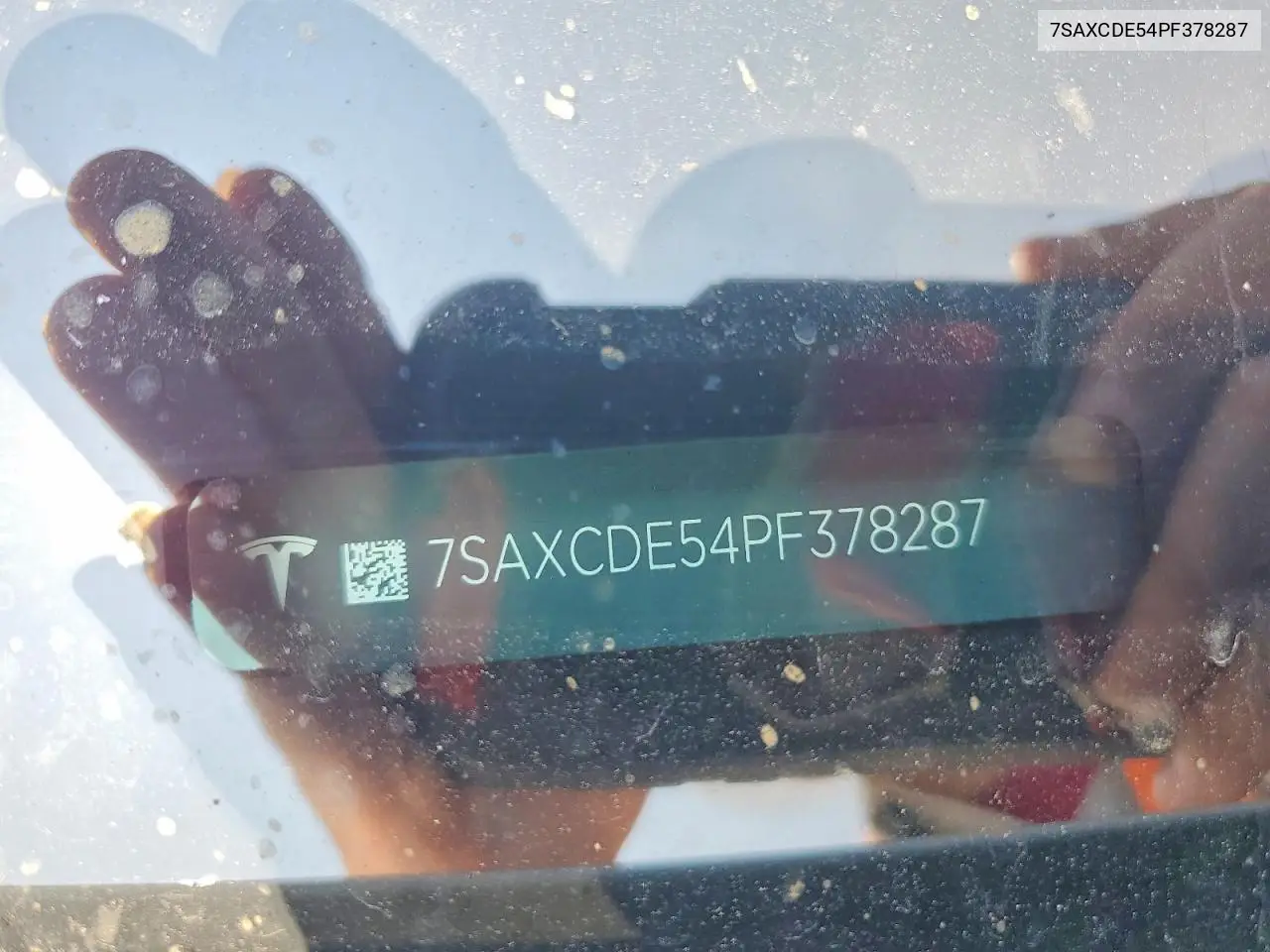 2023 Tesla Model X VIN: 7SAXCDE54PF378287 Lot: 61974056