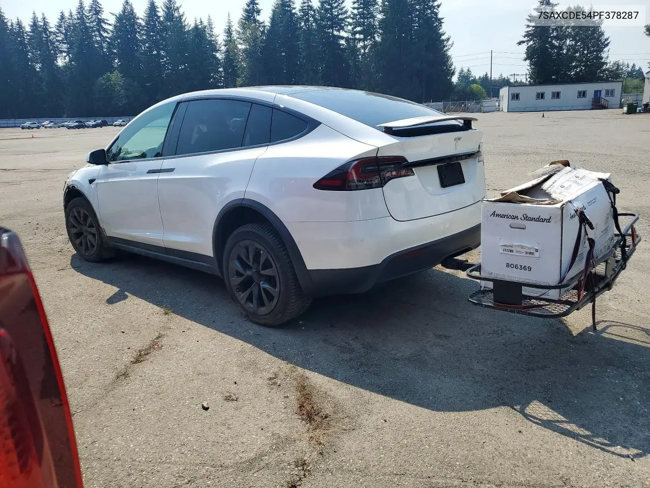 2023 Tesla Model X VIN: 7SAXCDE54PF378287 Lot: 61974056