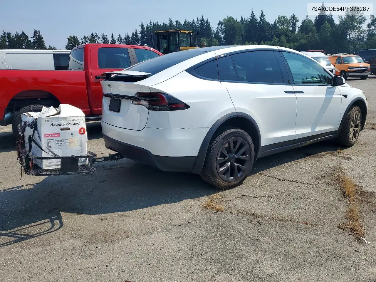 2023 Tesla Model X VIN: 7SAXCDE54PF378287 Lot: 61974056
