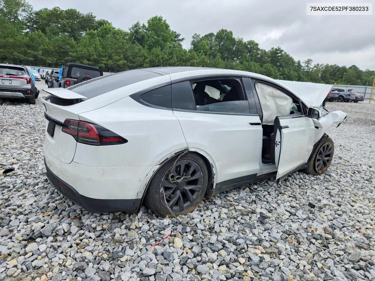 2023 Tesla Model X VIN: 7SAXCDE52PF380233 Lot: 62210986