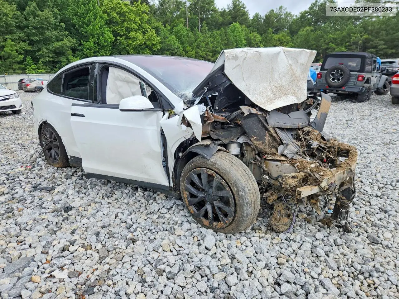 2023 Tesla Model X VIN: 7SAXCDE52PF380233 Lot: 62210986