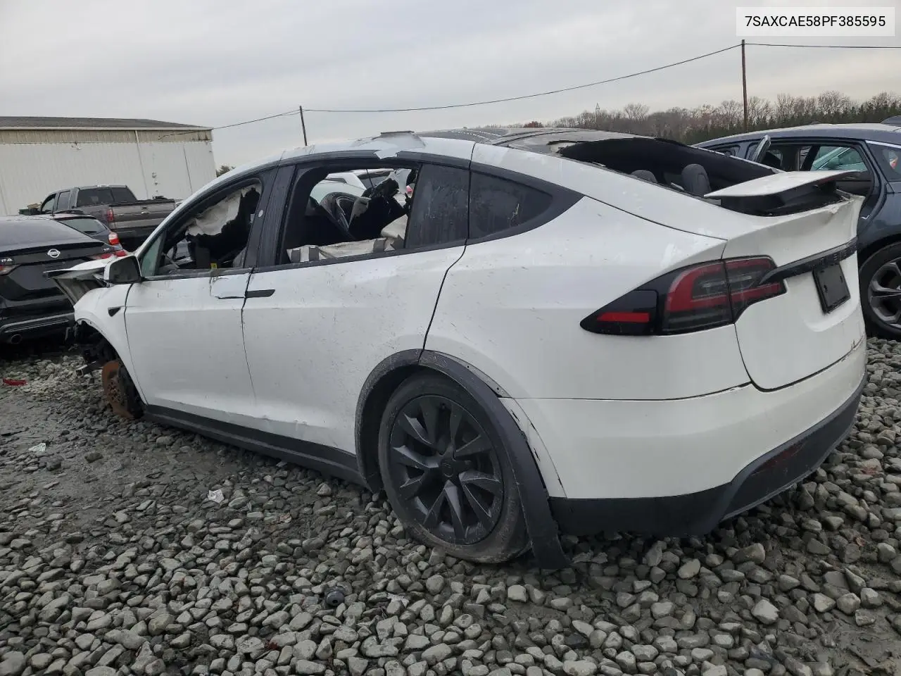 2023 Tesla Model X VIN: 7SAXCAE58PF385595 Lot: 93469525