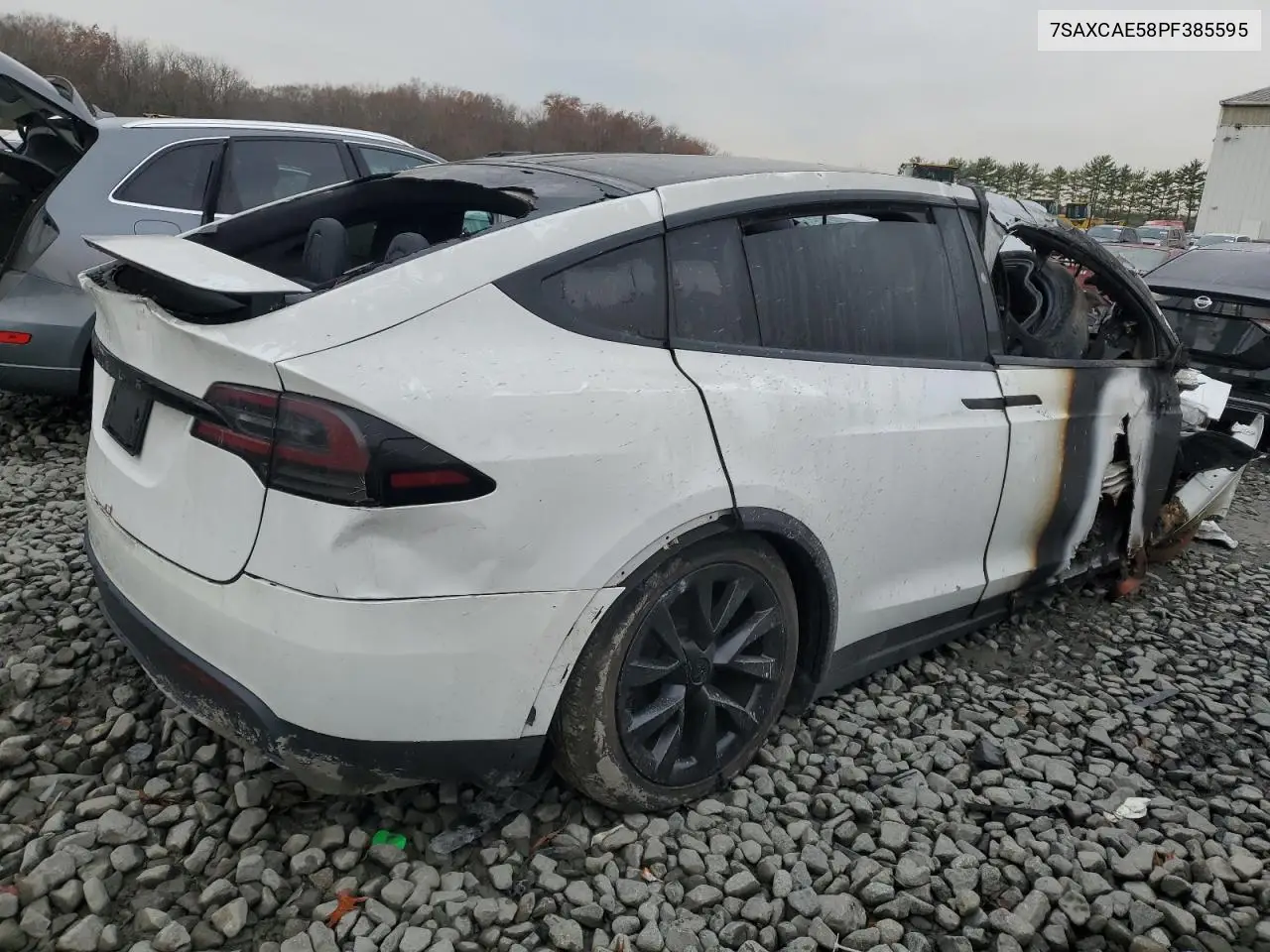 2023 Tesla Model X VIN: 7SAXCAE58PF385595 Lot: 93469525