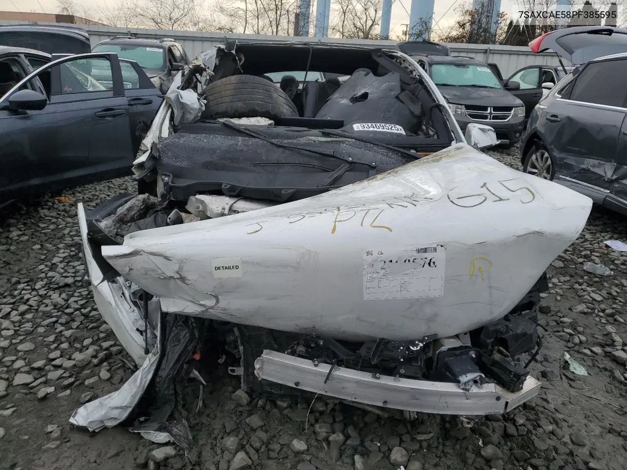 2023 Tesla Model X VIN: 7SAXCAE58PF385595 Lot: 93469525
