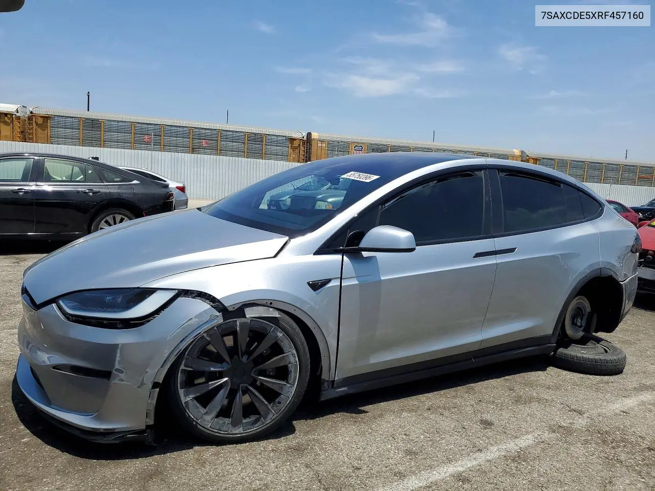2024 Tesla Model X VIN: 7SAXCDE5XRF457160 Lot: 55750396