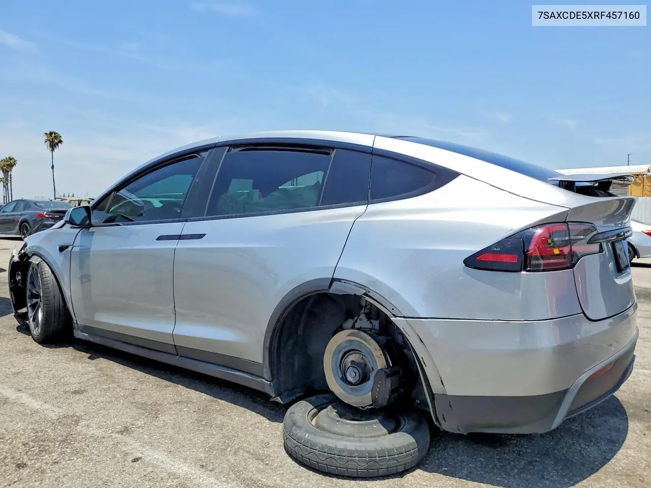 2024 Tesla Model X VIN: 7SAXCDE5XRF457160 Lot: 55750396