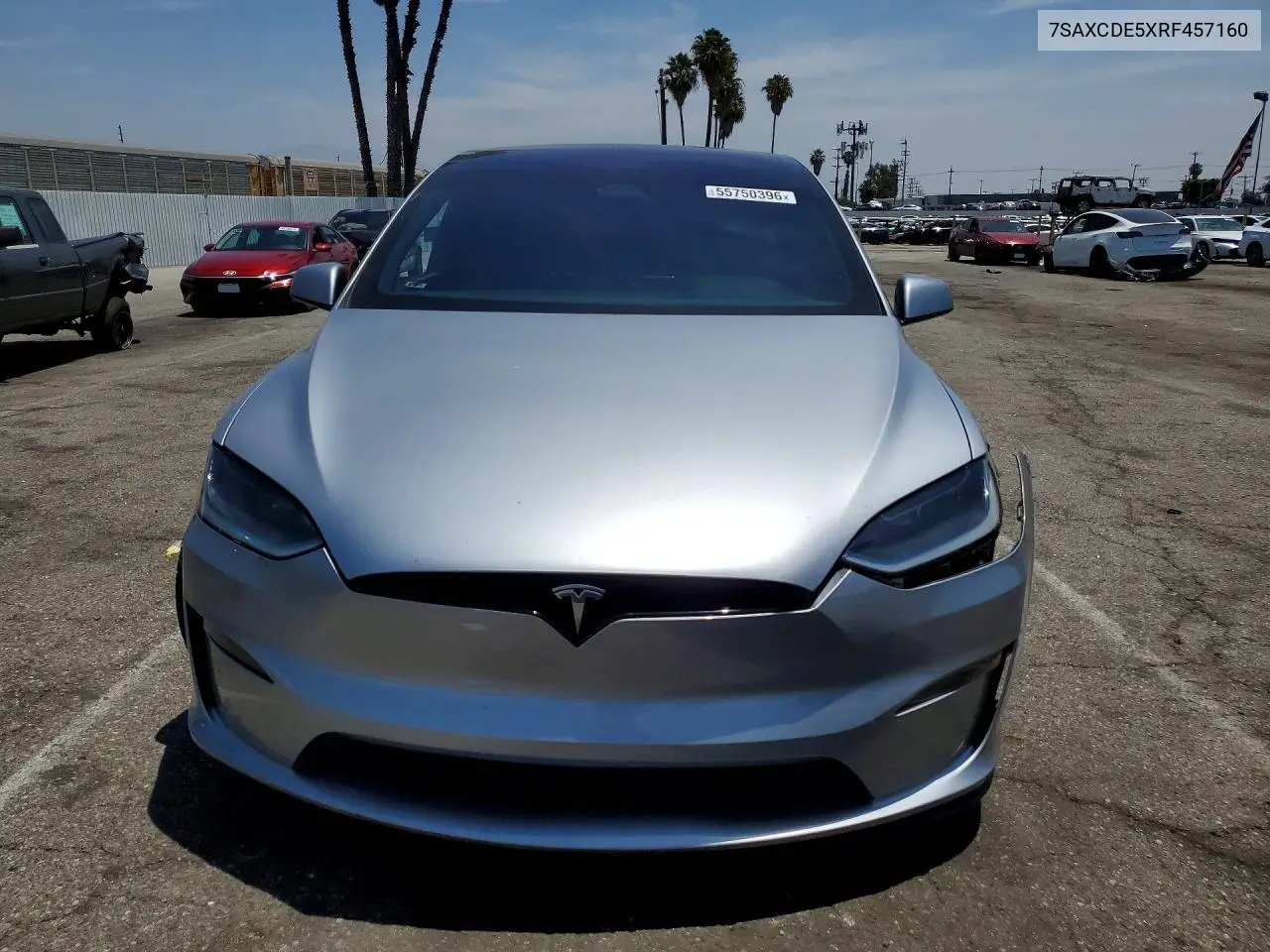 2024 Tesla Model X VIN: 7SAXCDE5XRF457160 Lot: 55750396