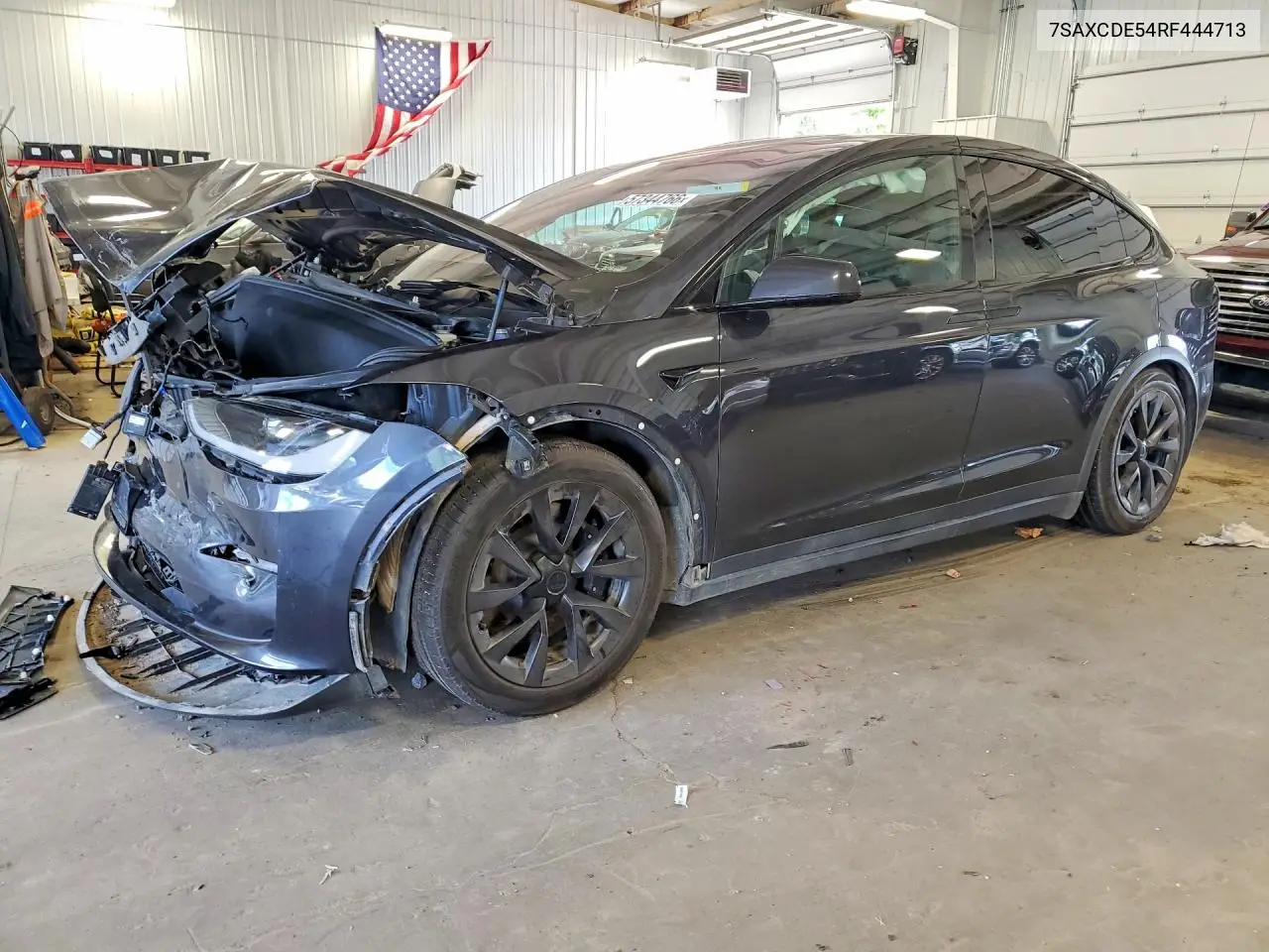 2024 Tesla Model X VIN: 7SAXCDE54RF444713 Lot: 57344766