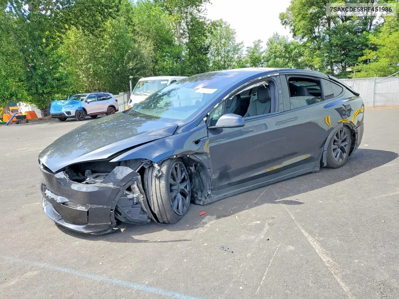 2024 Tesla Model X VIN: 7SAXCDE58RF451986 Lot: 59200306