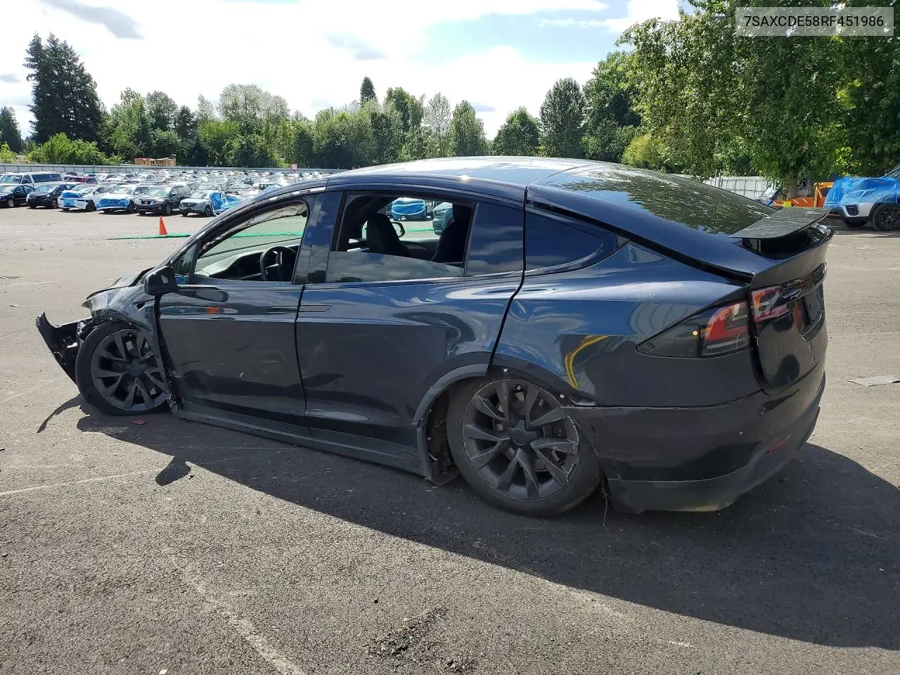 2024 Tesla Model X VIN: 7SAXCDE58RF451986 Lot: 59200306